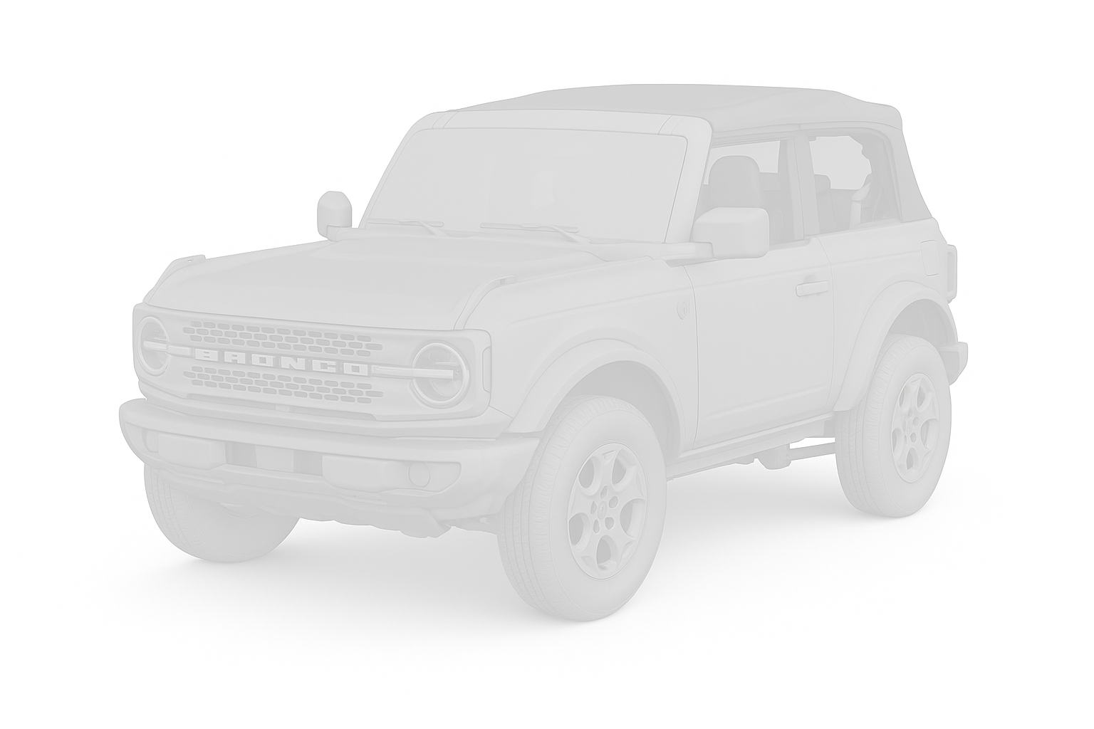 2021-2026 Ford Bronco 2 Door Soft Top