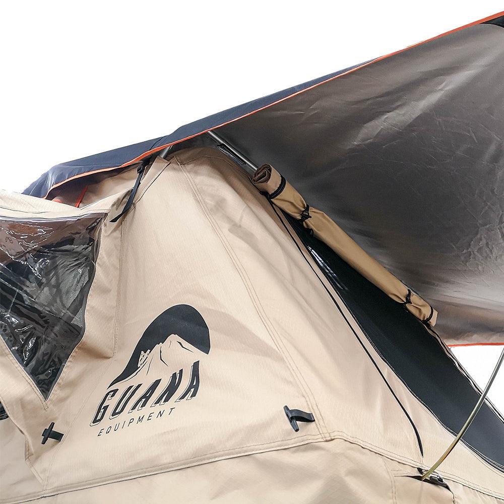 Guana Equipment Wanaka 55" Roof Top Tent Setup With XL Annex
