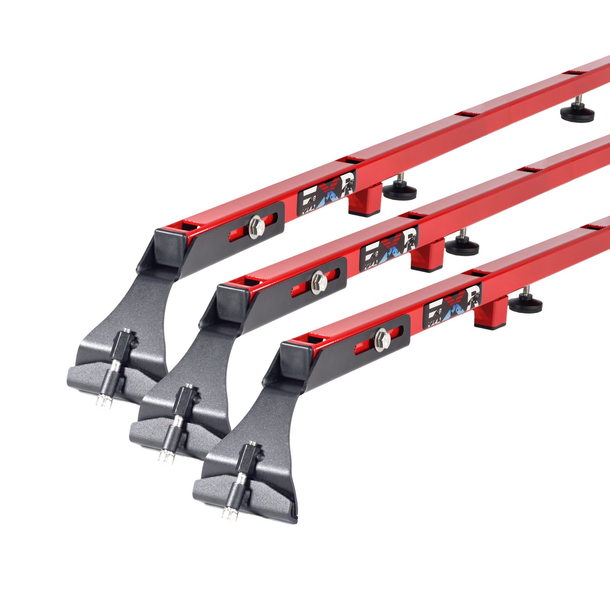 EXR CAMPER ROOF RACK, 3 Heavy Duty 51" xBars for TENTs, NO DRILLING, fits Jeep Wrangler JKU 4Dr (EXR1481)