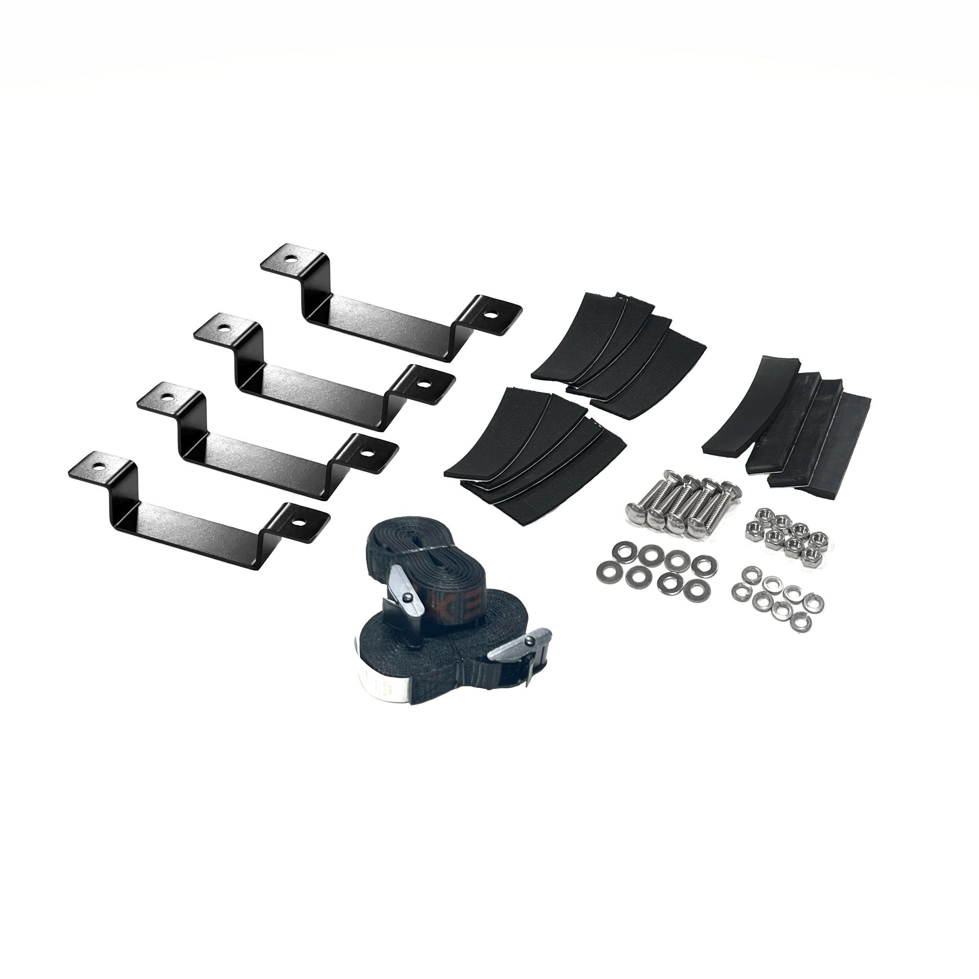 EXR BOLT-ON 'U' BRACKETS, Attach Roof Accessories to Various xBars Styles (4pcs) (EXR2641)