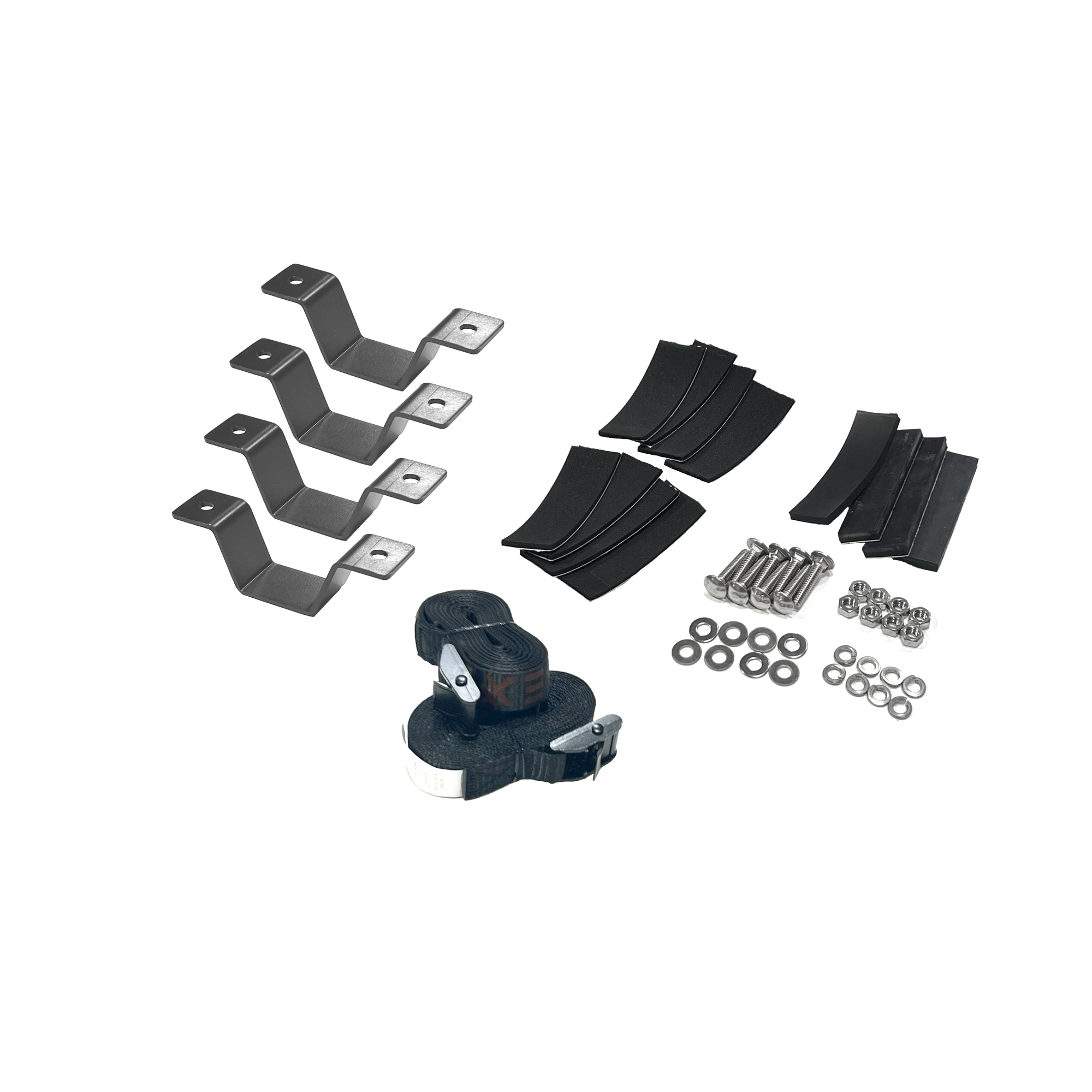 EXR BOLT-ON 'U' BRACKETS, Attach Roof Accessories to Various xBars Styles (4pcs) (EXR2641)