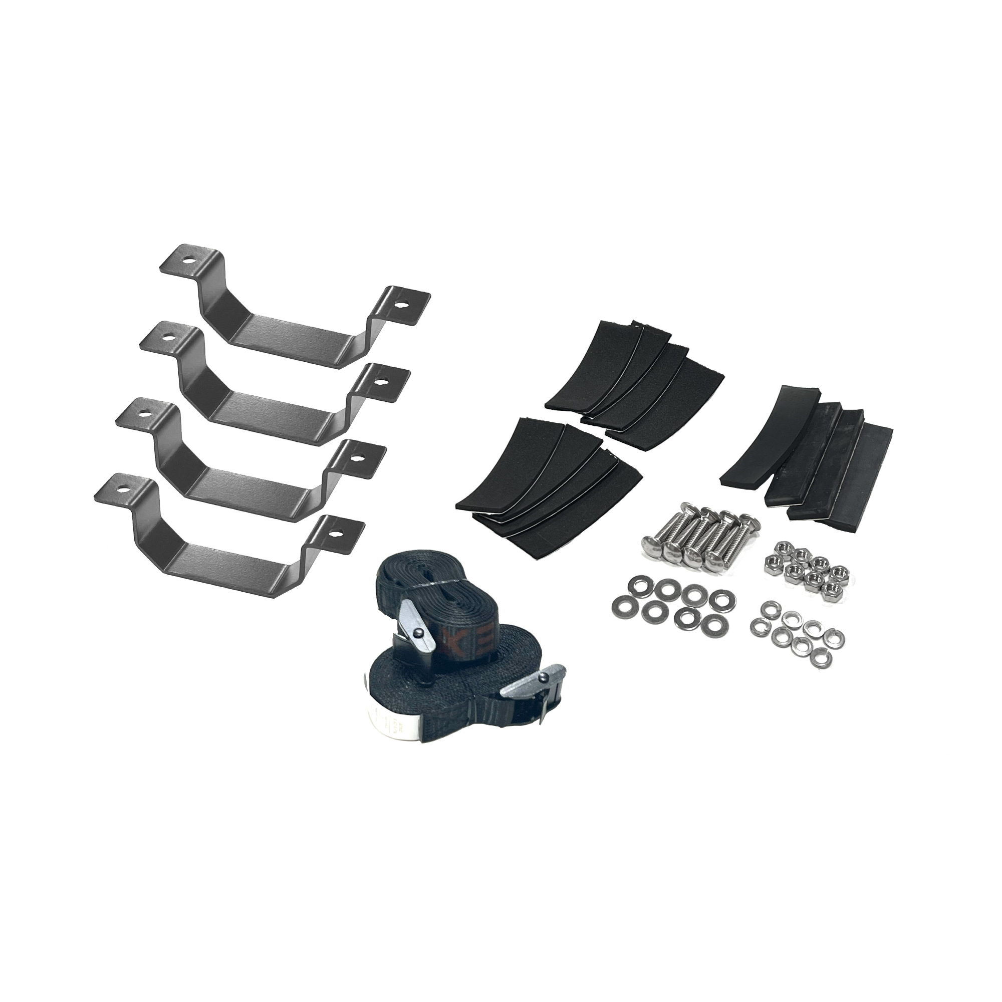 EXR BOLT-ON 'U' BRACKETS, Attach Roof Accessories to Various xBars Styles (4pcs) (EXR2641)