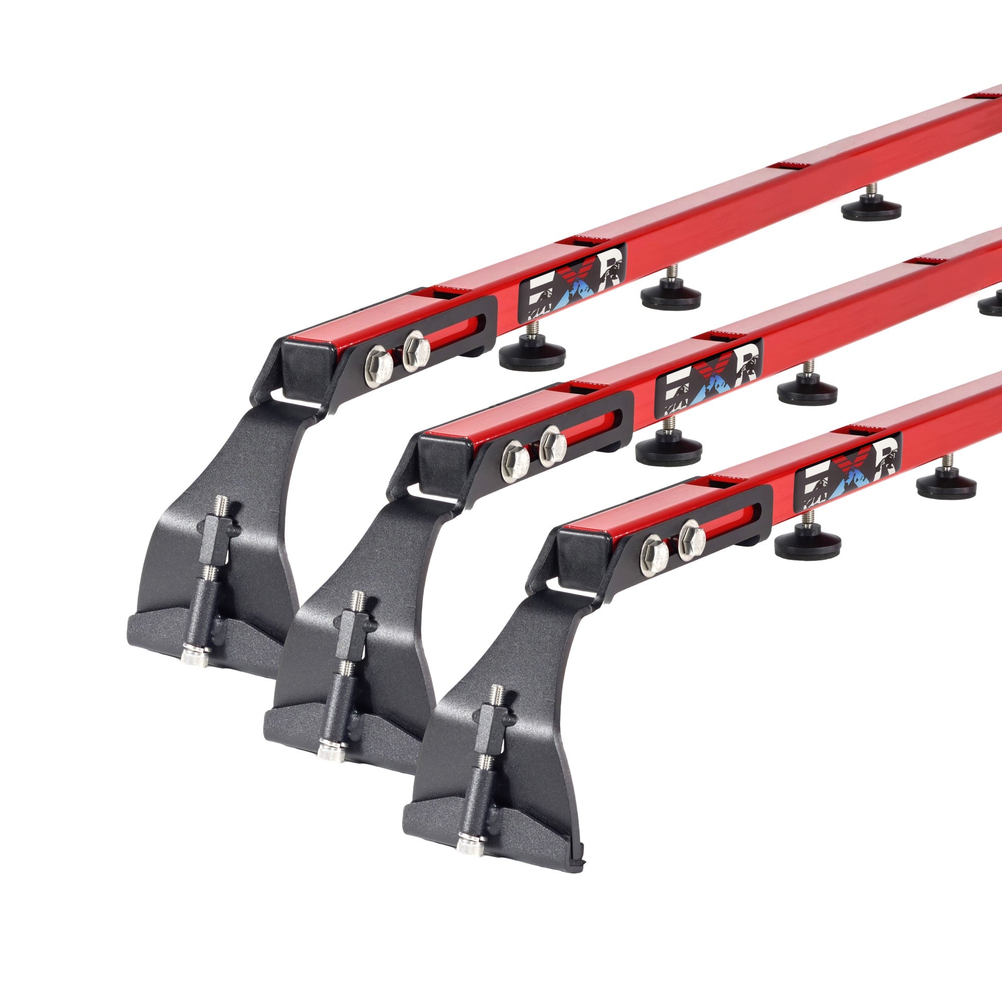 EXR CAMPER ROOF RACK, 3 Heavy Duty xBars for TENTs, NO DRILLING, fits Jeep Wrangler JL/U 2-4Dr (EXR3811)