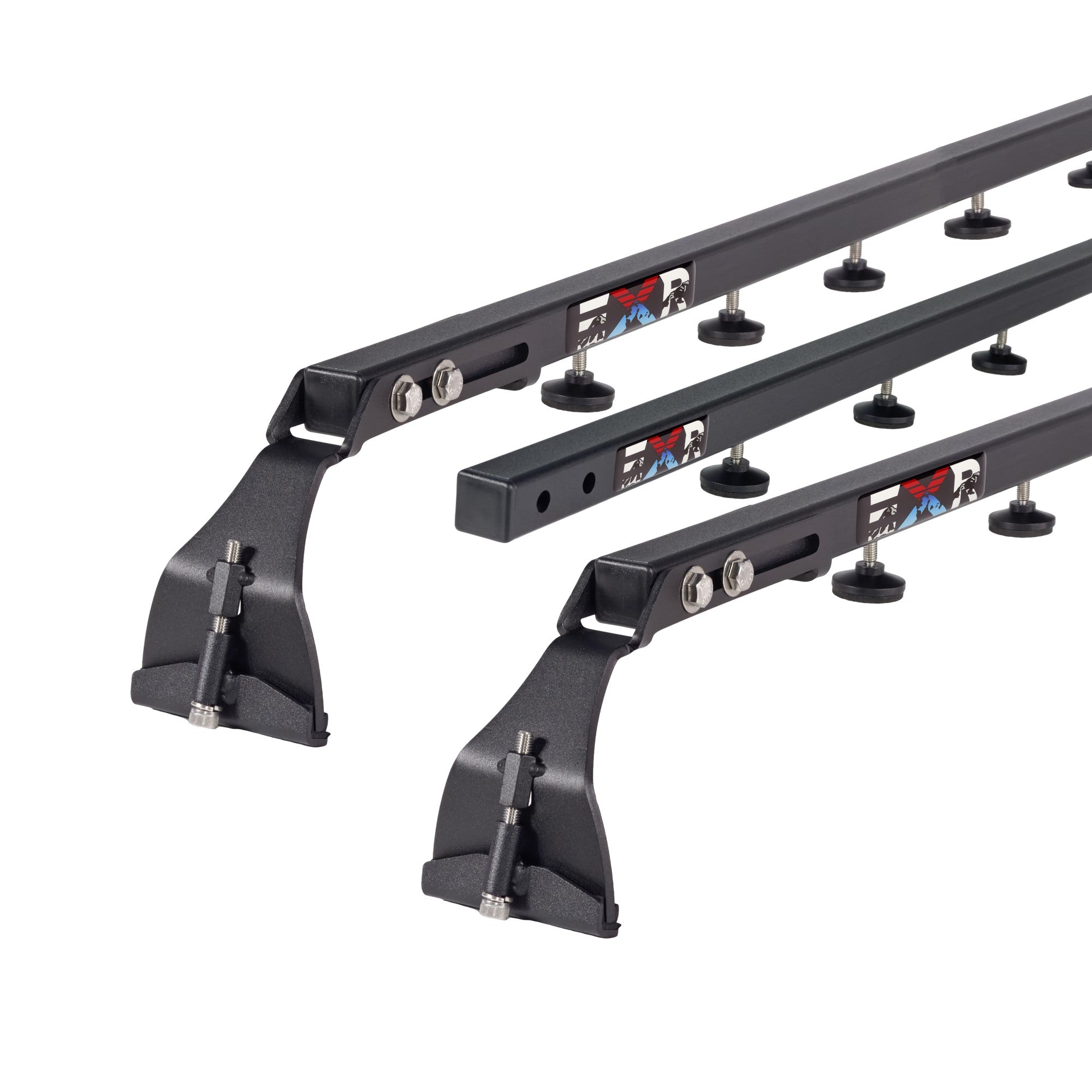 EXR CAMPER ROOF RACK, 3 Heavy Duty xBars for TENTs, NO DRILLING, fits Jeep Wrangler JL/U 2-4Dr (EXR3812)