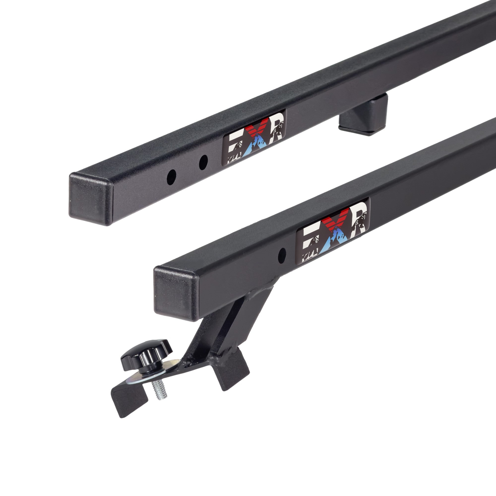 EXR SOFT TOP (or No Top) ROOF RACKS, 2 Heavy Duty xBars, fits Jeep Wrangler JKU 4Dr (EXR4001)