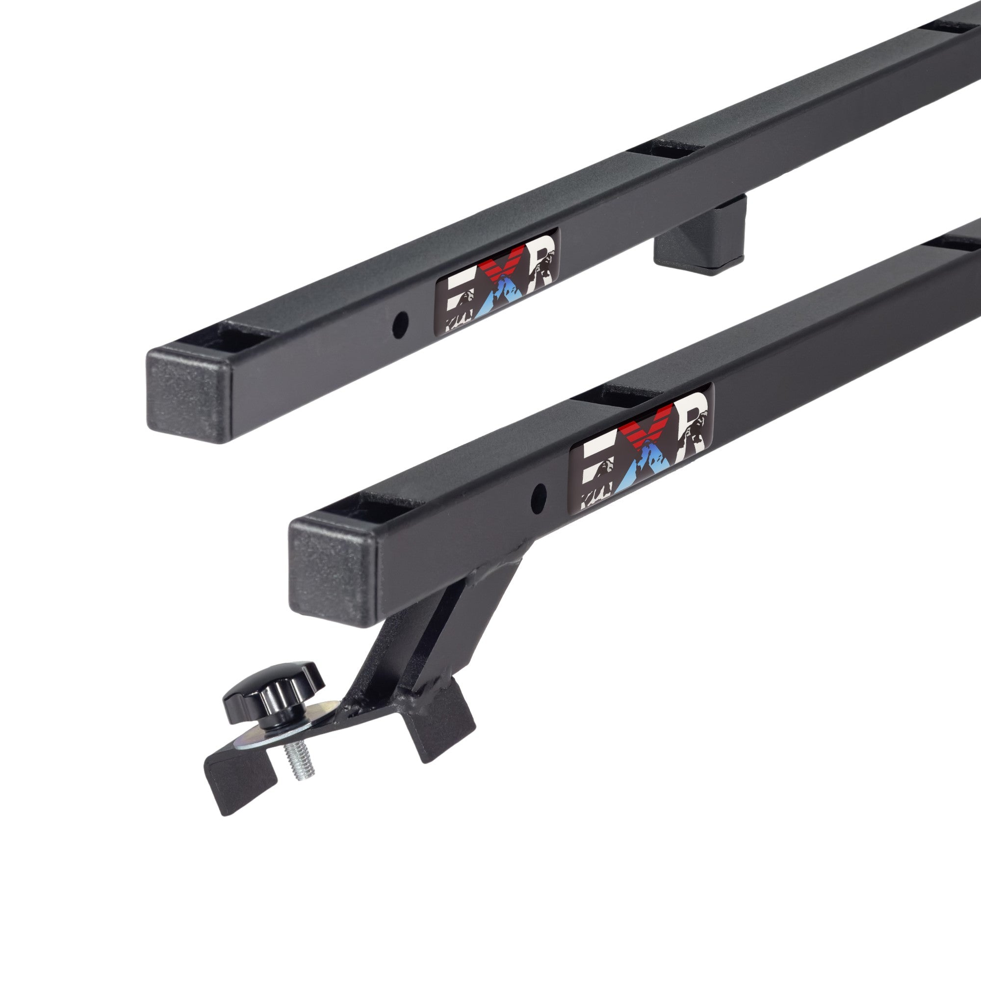 EXR SOFT TOP (or No Top) ROOF RACKS, 2 Heavy Duty xBars, fits Jeep Wrangler JKU 4Dr (EXR4001)