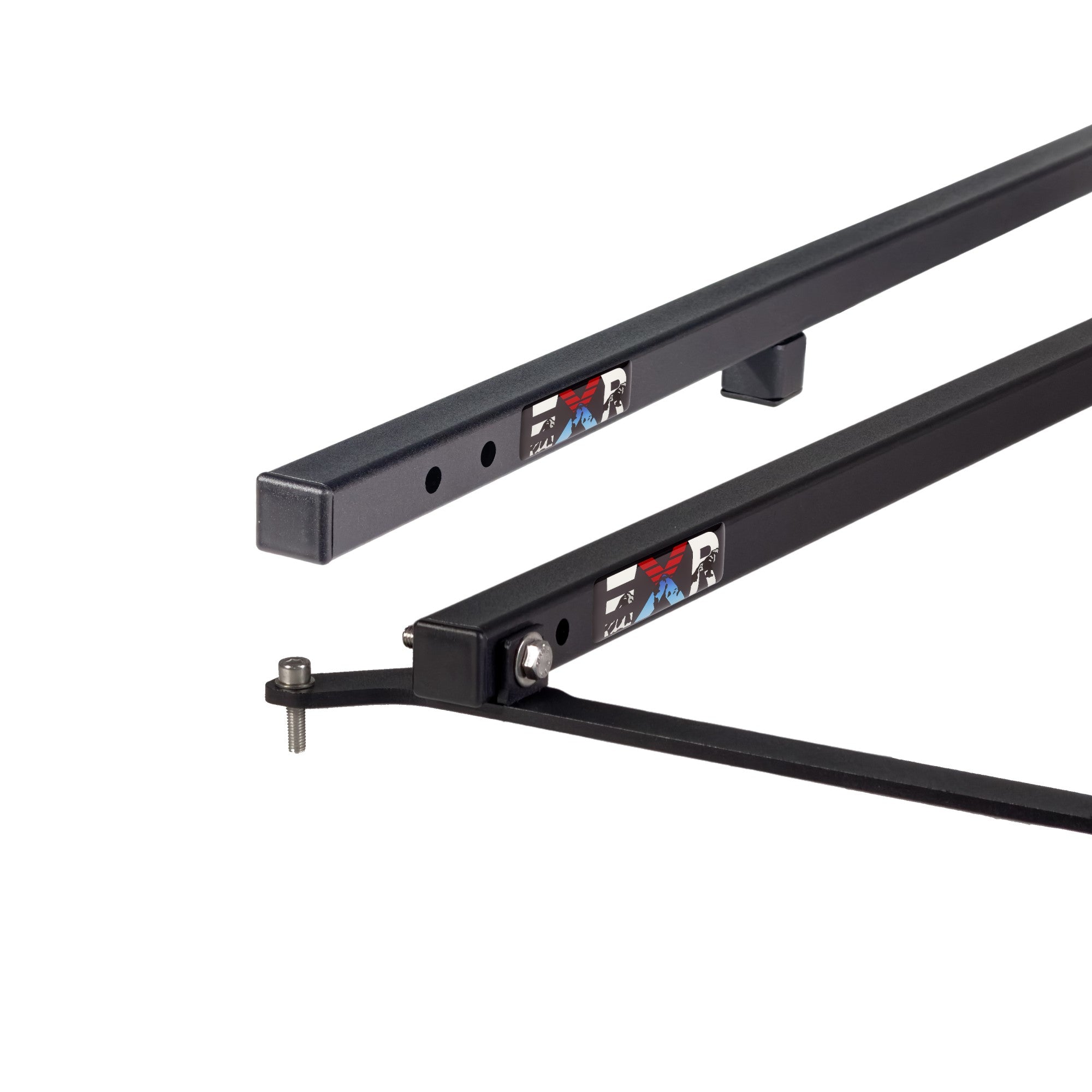 EXR SOFT TOP (or No Top) ROOF RACKS, 2 Heavy Duty xBars, fits Jeep Wrangler JK 2Dr (EXR4002)