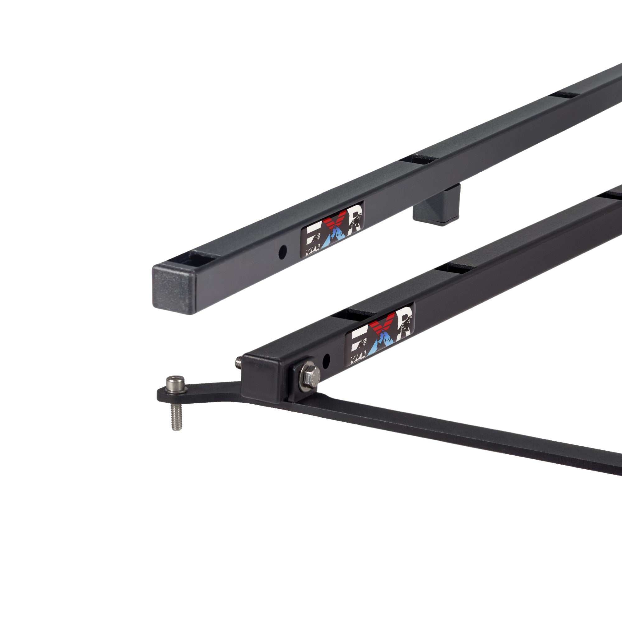 EXR SOFT TOP (or No Top) ROOF RACKS, 2 Heavy Duty xBars, fits Jeep Wrangler JK 2Dr (EXR4002)