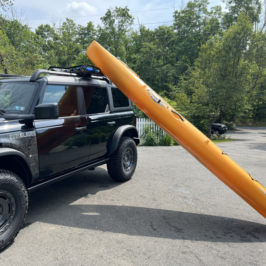 EXR SIDE-LOADER KAYAK BASKET, Heavy Duty - for 1 PERSON to self-load large KAYAKS / SUP. Simple, Innovative, Awesome (EXR5181)