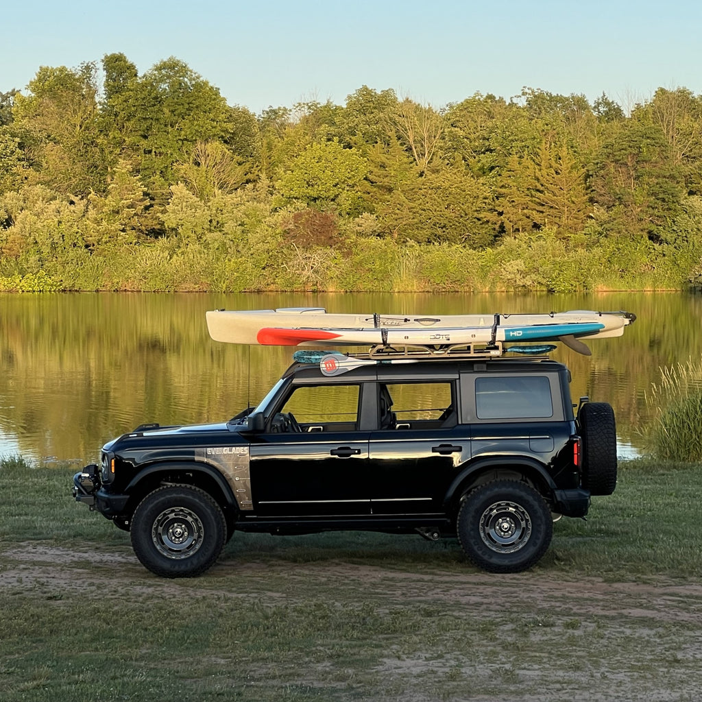 EXR SIDE-LOADER KAYAK BASKET, Heavy Duty - for 1 PERSON to self-load large KAYAKS / SUP. Simple, Innovative, Awesome (EXR5181)